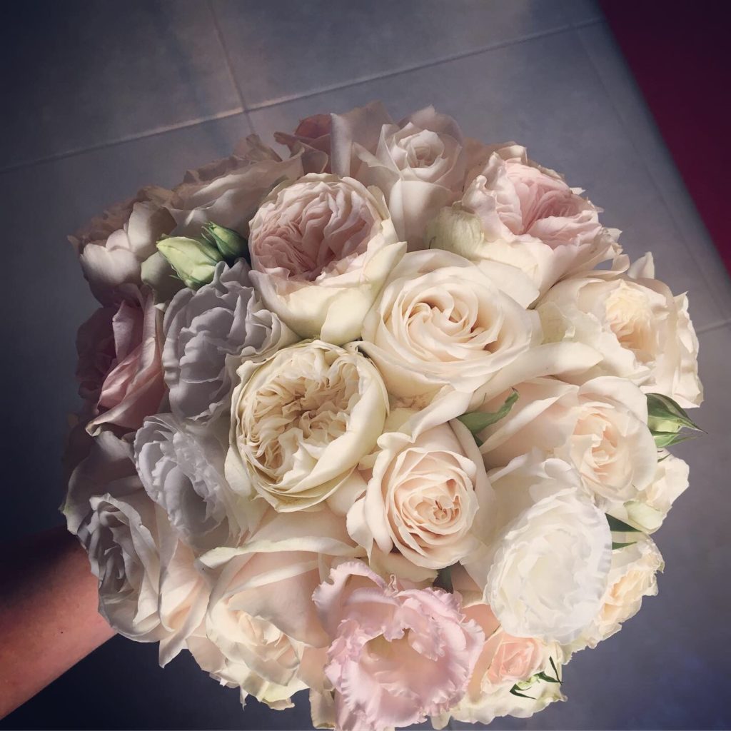 rose inglesi bouquet da sposa
